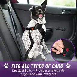 COOYOO Dog Seat Belt, Retractable… — Photo 2