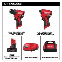 Milwaukee M12 12V Brushless Subcompact… — Photo 2