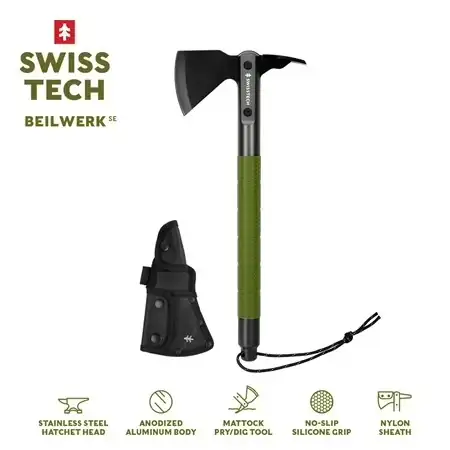 Swiss Tech Beilwerk Camping Hatchet… — Photo 1