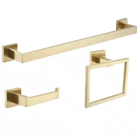 3-Piece Bath Hardware Set: Towel… — Photo 1