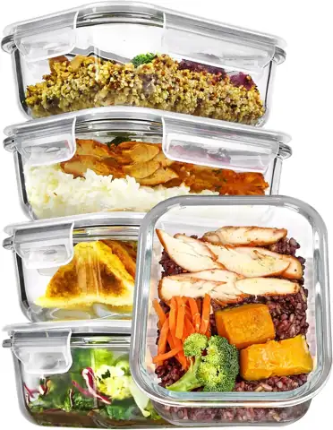 Vtopmart 5Pack 22oz Glass Storage… — Photo 1