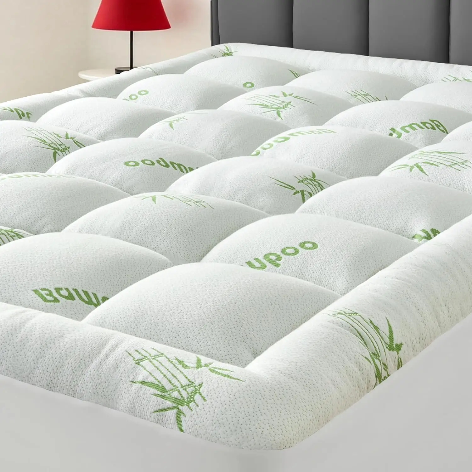 Twin XL Mattress Topper, Bamboo… — Photo 1