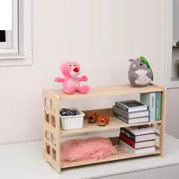 Montessori Bookshelf Toy Shelf for… — Photo 2