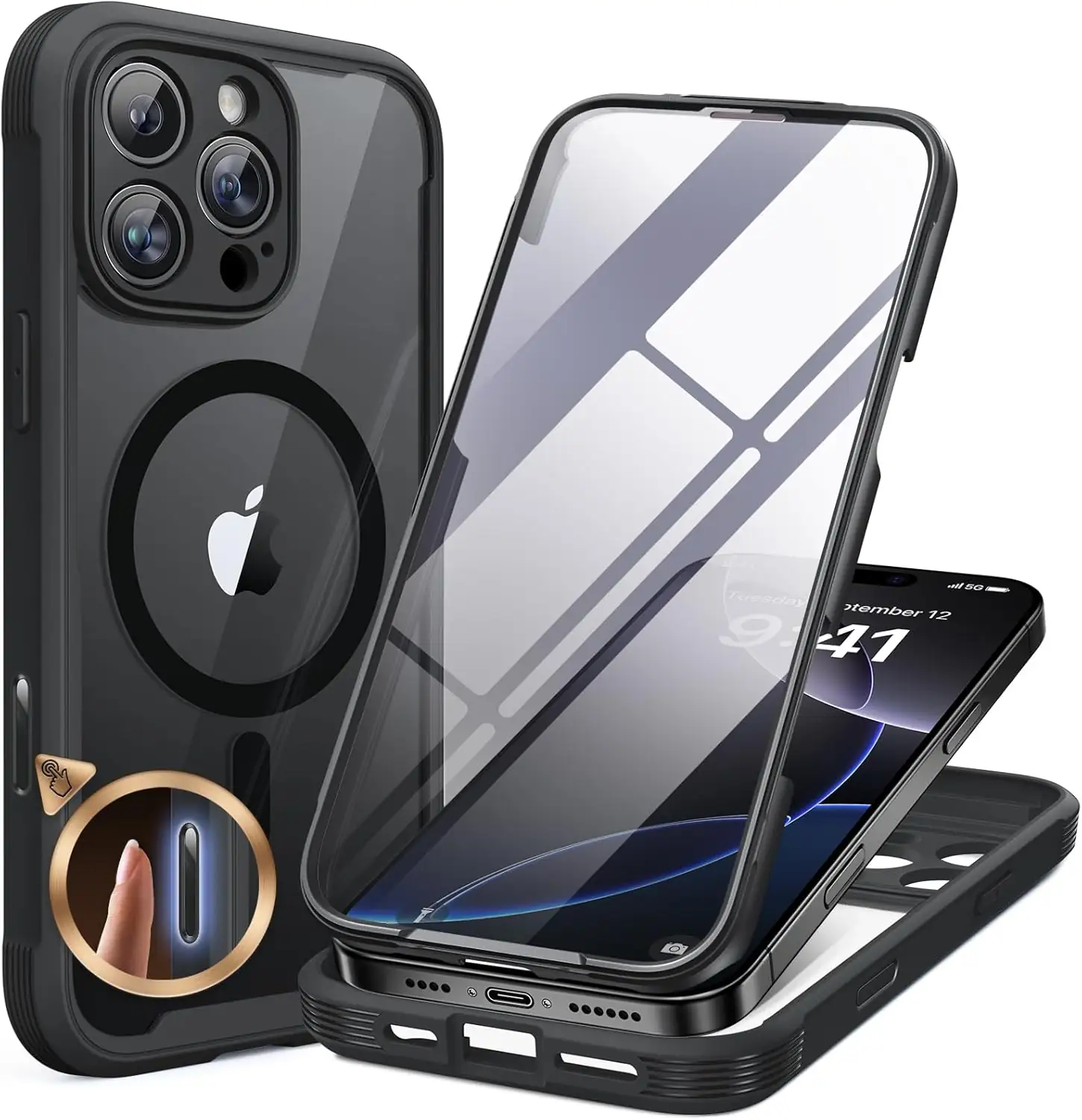 Miracase Magnetic iPhone 16 Pro… — Photo 1