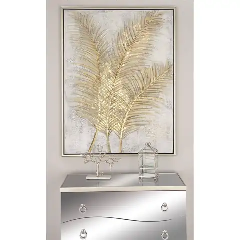 1- Panel Leaf Framed Wall… — Photo 1