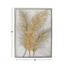 1- Panel Leaf Framed Wall… — Photo 2