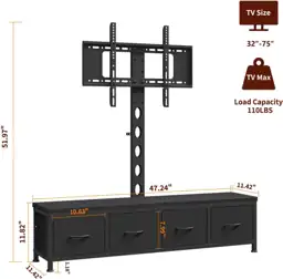 TV Stand with Mount &… — Photo 2