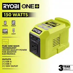RYOBI 18V ONE+ 150-Watt Portable… — Photo 2