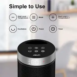 JIBUFI 17 Inches Space Heaters… — Photo 2