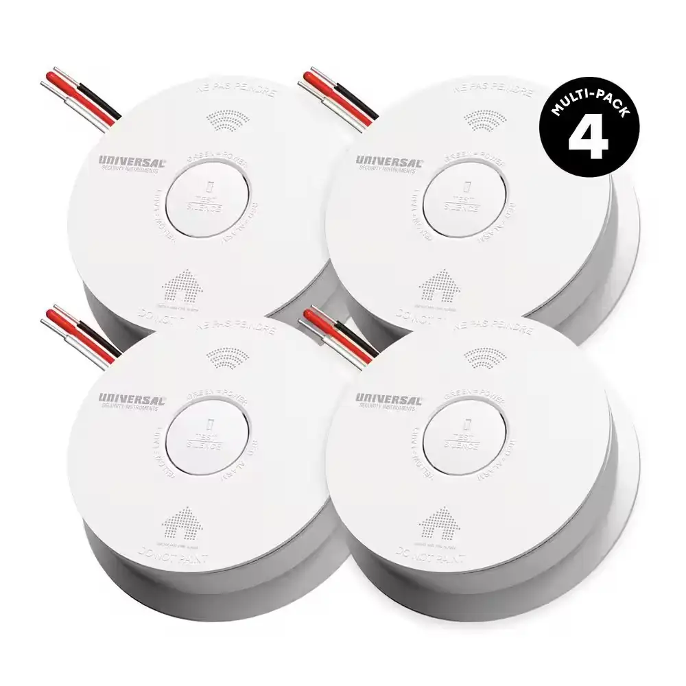 4-Pack Hardwired and 10-Year Battery… — Photo 1