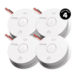4-Pack Hardwired and 10-Year Battery… — Photo 1