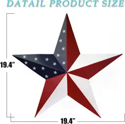JoyEvy 19.4in American Barn Star… — Photo 2