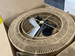 24" Rattan Chandelier for Dining… — Photo 4