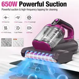 BYHUME Mattress Vacuum Cleaner, 17KPa… — Photo 2
