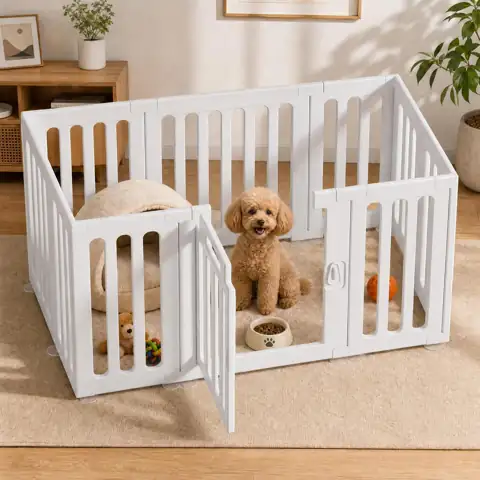 Dog Playpen with Door, Portable… — Photo 1