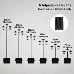 Solar Lamp Post Light with… — Photo 2