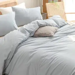 BESTOUCH Cotton Solid Duvet Cover… — Photo 2