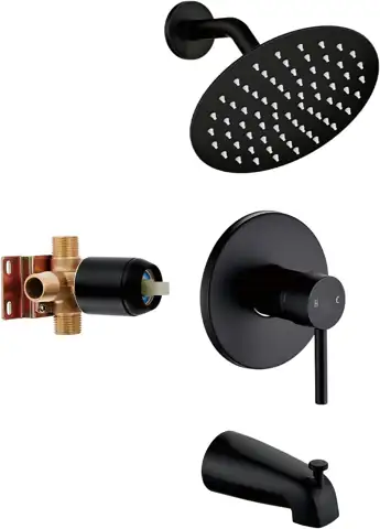 Tub Shower Faucet Set With… — Photo 1