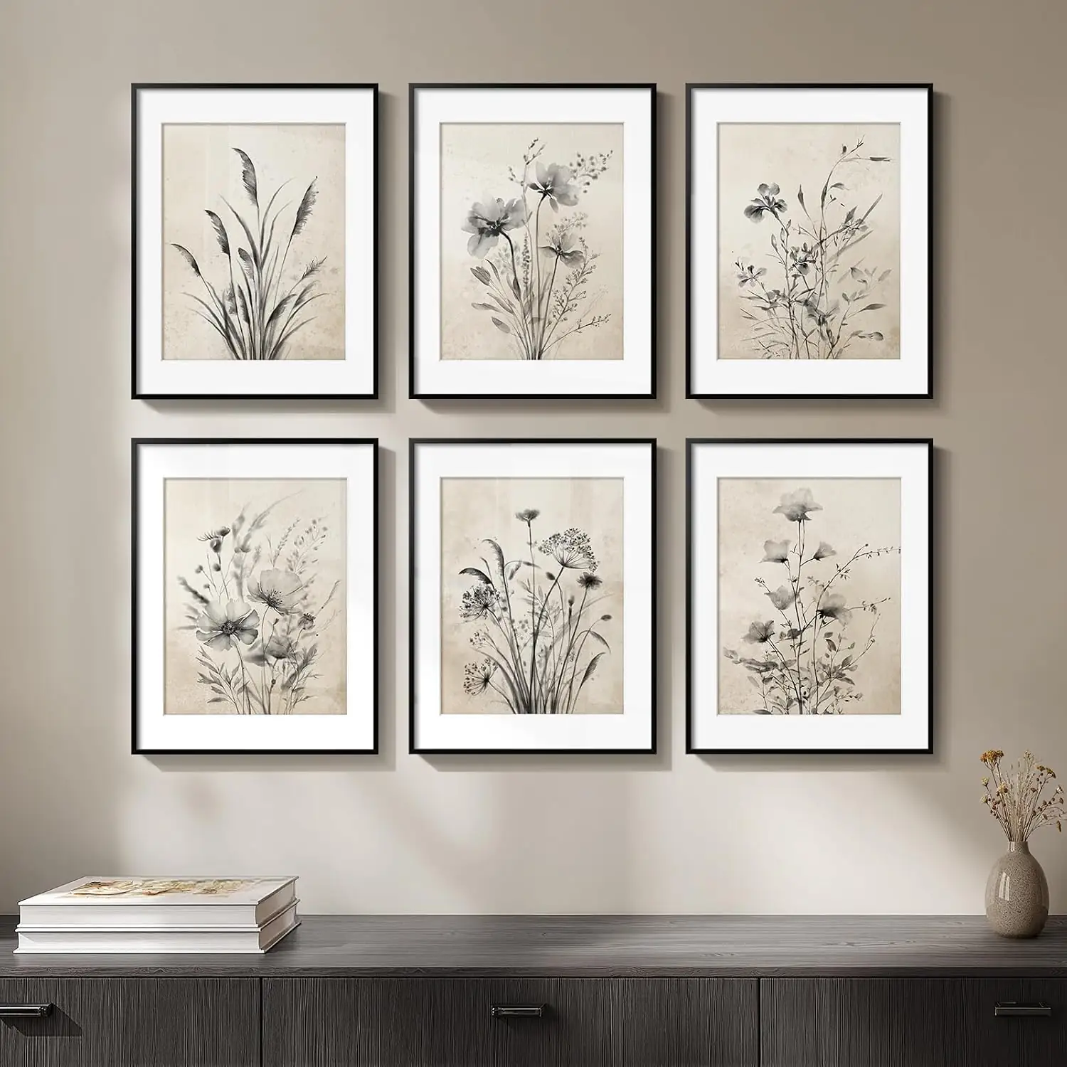 Framed Vintage Black and White… — Photo 1