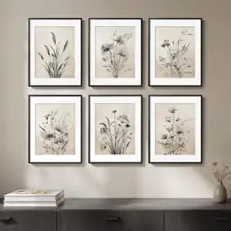 Framed Vintage Black and White… — Photo 1