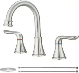 GENBONS Widespread Bathroom Faucet Set,… — Photo 1