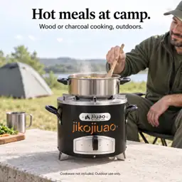 Portable Rocket Stove, Wood &… — Photo 2