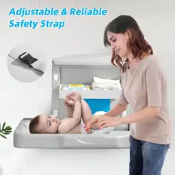 Wall Mounted HDPE Fold-Down Baby… — Photo 2