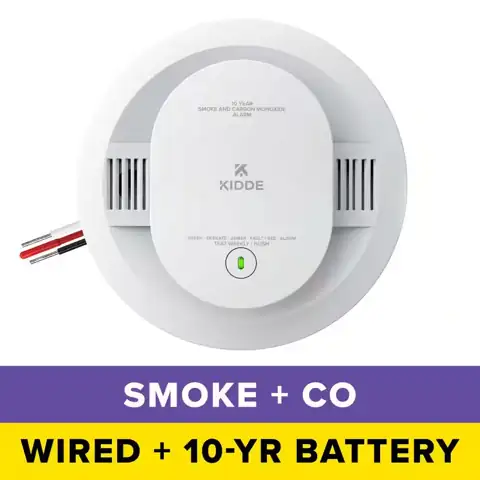 Kidde 10-Year Battery/Hardwired Smoke &… — Photo 1