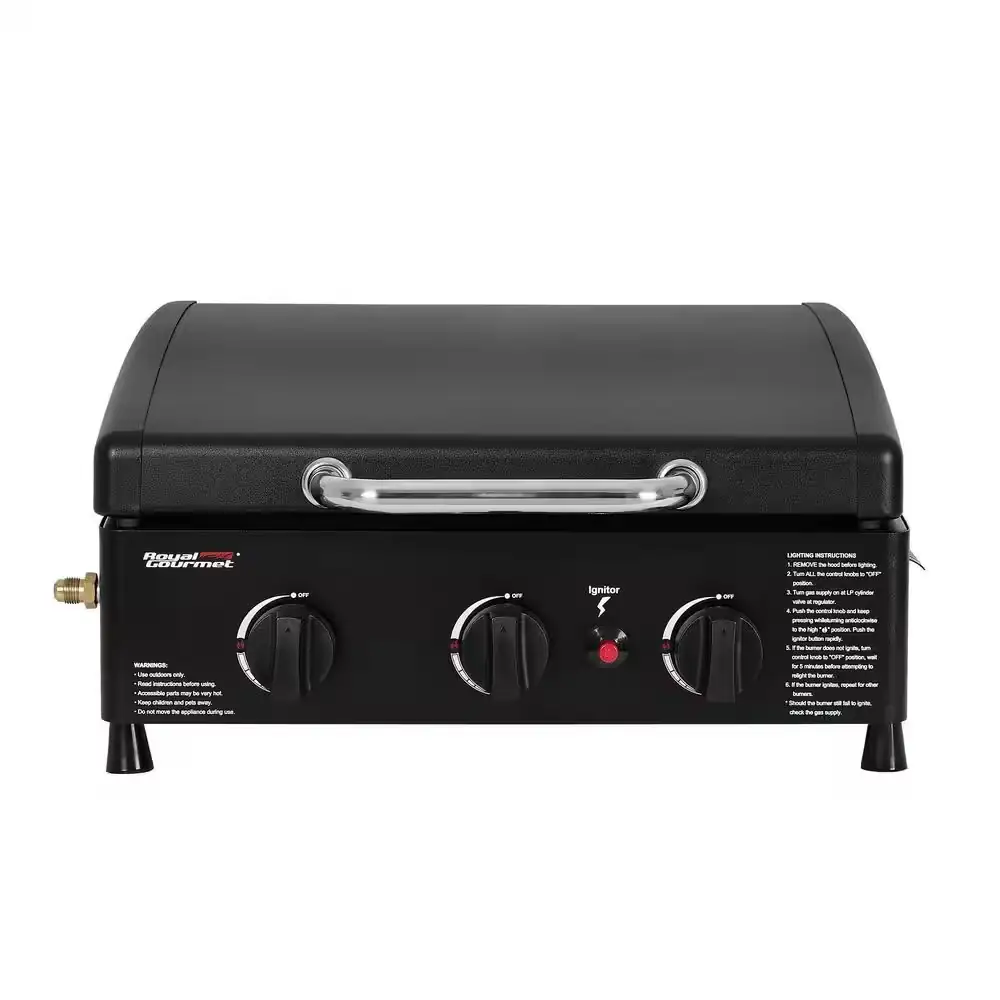 Portable 3-Burner Propane Griddle Grill… — Photo 1