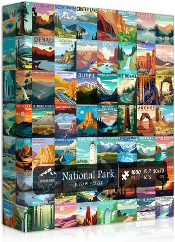 National Parks Puzzle for Adults… — Photo 1