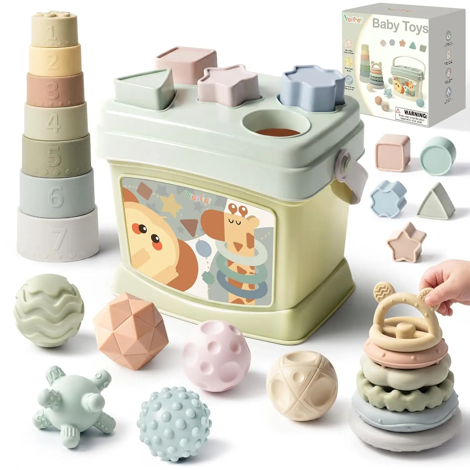 Baby Toys 6-12 Months,Montessori Toys… — Photo 1