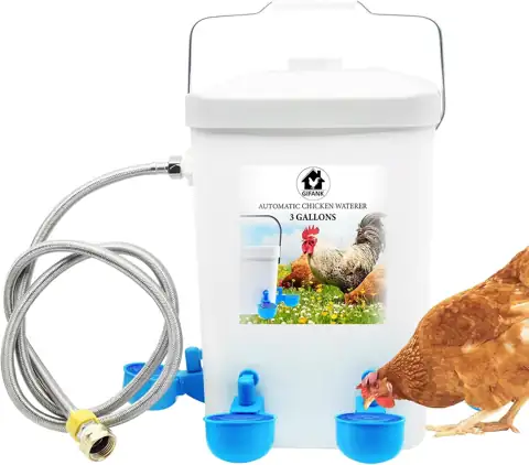 Automatic Chicken Waterer, Float-Controlled, 3-Gallon… — Photo 1