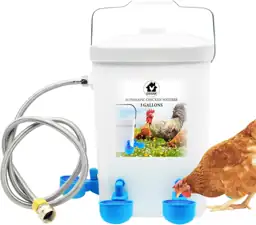 Automatic Chicken Waterer, Float-Controlled, 3-Gallon… — Photo 1