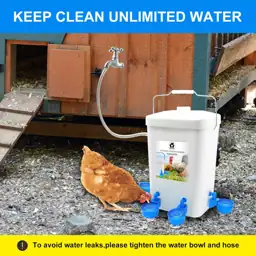 Automatic Chicken Waterer, Float-Controlled, 3-Gallon… — Photo 2
