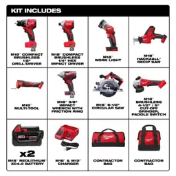 M18 18-Volt Lithium-Ion Cordless Combo… — Photo 2