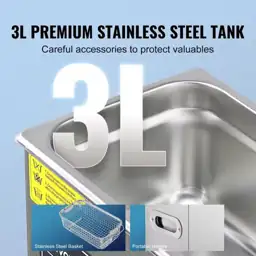 Ultrasonic Cleaner 3L with Digital… — Photo 2