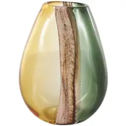 Multi-Colored Ombre Glass Decorative Vase… — Photo 2