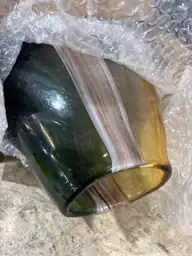 Multi-Colored Ombre Glass Decorative Vase… — Photo 5