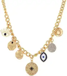 Charm Necklace for Women Chunky… — Photo 1