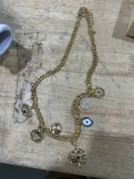 Charm Necklace for Women Chunky… — Photo 4