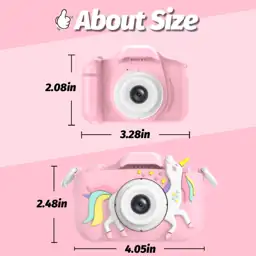 Goopow Kids Camera Toys for 3-8 Year-Olds, Digital Video Camcorder with ...