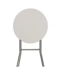 32' Round Granite White Plastic… — Photo 2
