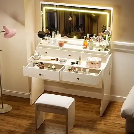 COMHOMA Makeup Vanity Desk with… — Photo 1