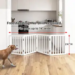 ZJSF Freestanding Indoor Dog Gate… — Photo 2