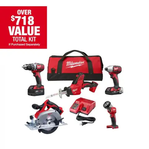 M18 18V Lithium-Ion Cordless Combo… — Photo 1