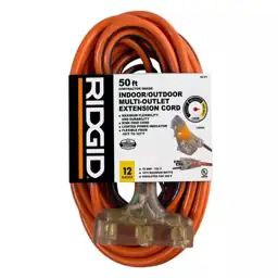 RIDGID 50 ft. 12/3 Heavy… — Photo 1