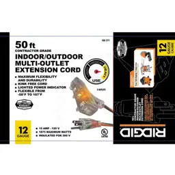RIDGID 50 ft. 12/3 Heavy… — Photo 2