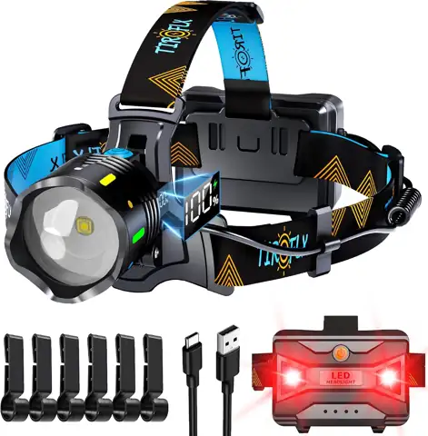 TIROFLX 12-Mode 210000 Lux Headlamp… — Photo 1