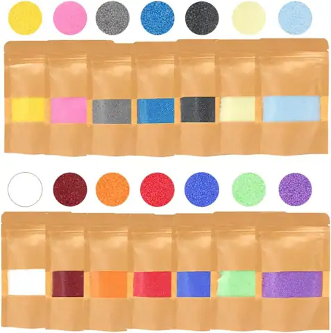 PHYMAT 14-Color Sand Candles with… — Photo 1
