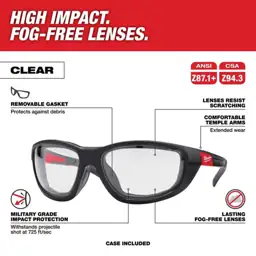 Milwaukee Anti-Fog Performance Safety Glasses… — Photo 2